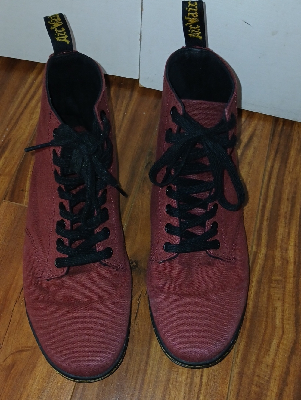 Dr. Martens Alfie Burgundy With Black Trim